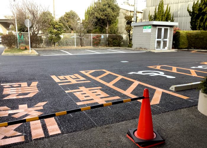 ベルアモール_駐車場工事終了しました